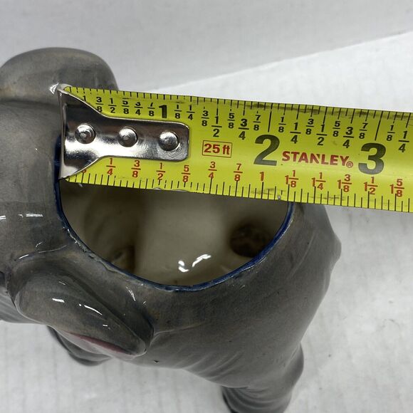 Vintage Florart Elephant Planter Hand Decorated Japan Ceramic - Picture 11 of 12